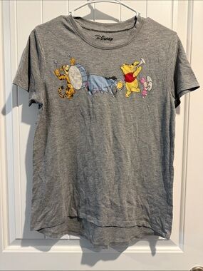 Disney Gray Winnie the Pooh & Friends Marching Band Tee